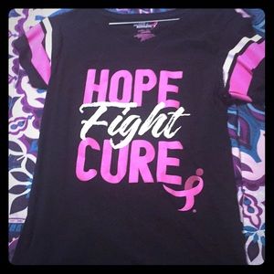 Hope fight cure cancer T-shirt.